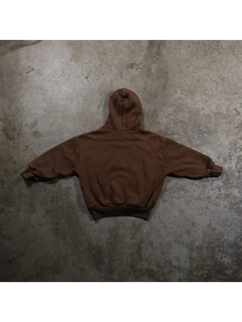 YZY Gap Hoodie Youth Small Brown Pullover Sweatshirt Cropped Boxy Fit‎
